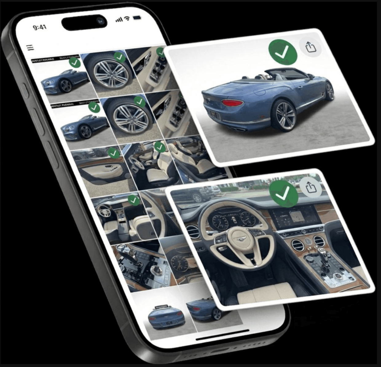 ListCentral mobile app – upload photos and swap backgrounds